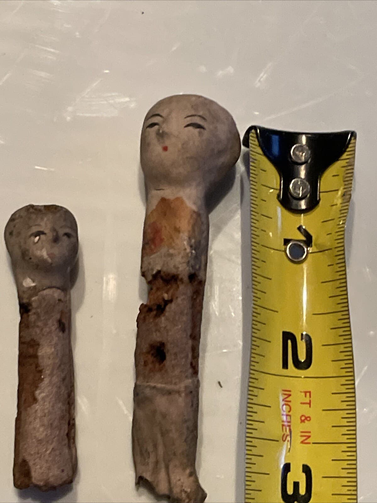 Antique Primitive Carved Bone(?) Figures 2