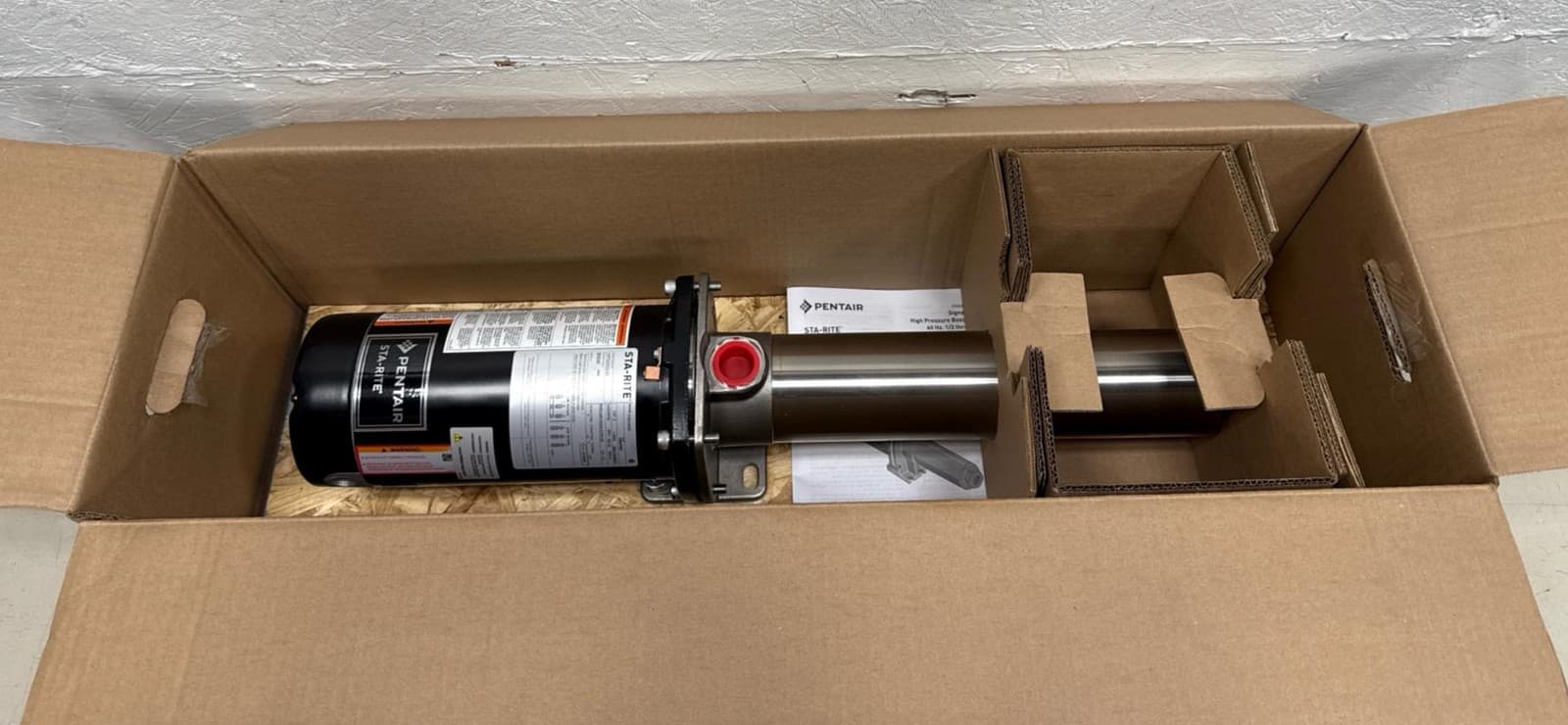 New PENTAIR STA-RITE HPS20G3-01 SS Booster Pump, 2HP, 230/460, 3PH, 15' Lift