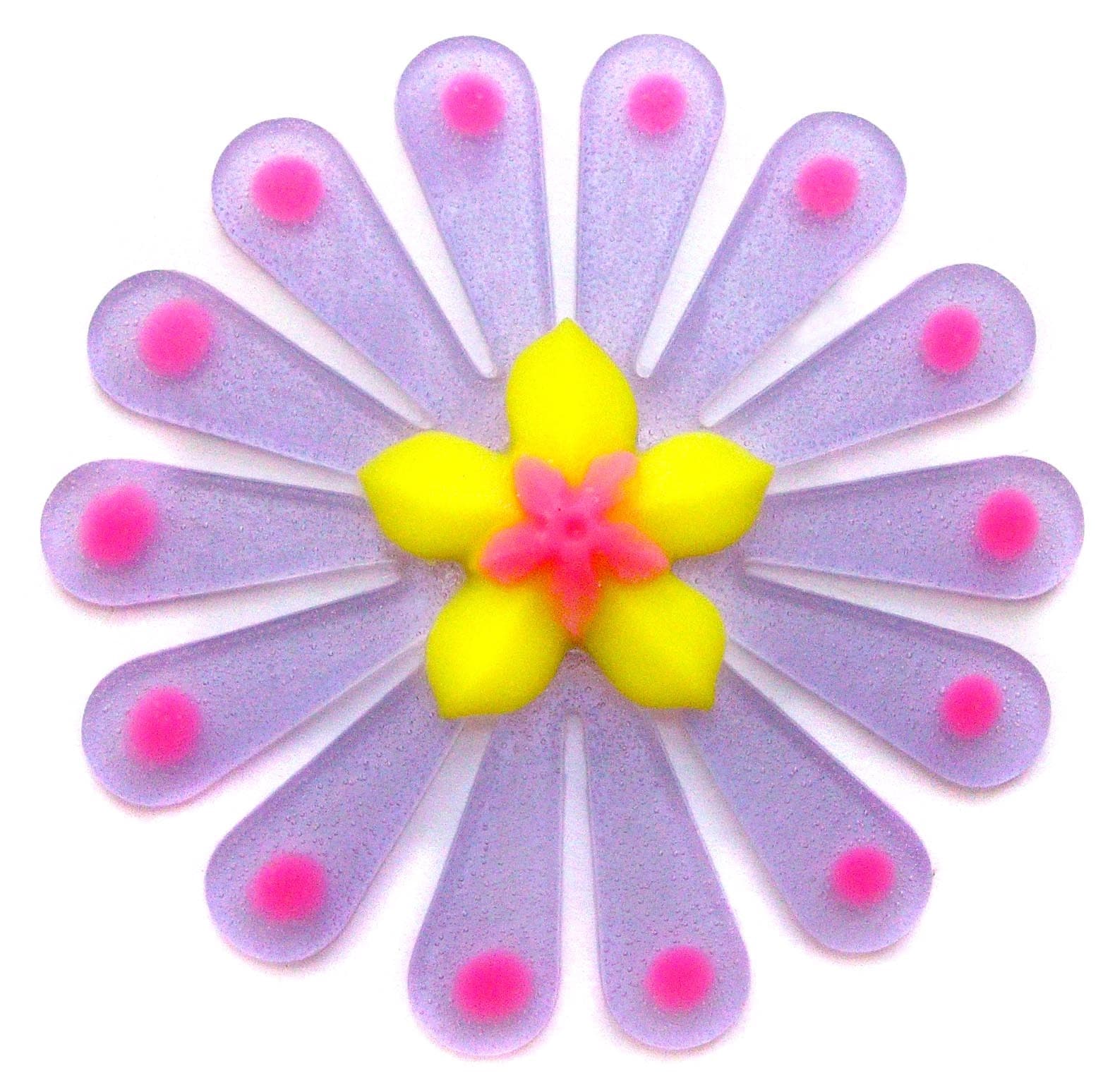 FLUORESCENT 6-PACK PATTI-GOOP MADE FOR CREEPY BUGS TOYS RUBBERY CRAWLERS  5