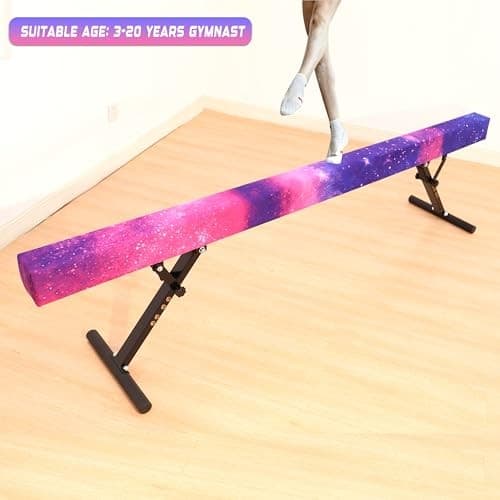 8 Ft Gymnastic Balance Beam Height: 7 inch-22 inch ; Length: 8 Ft Magic Star 5