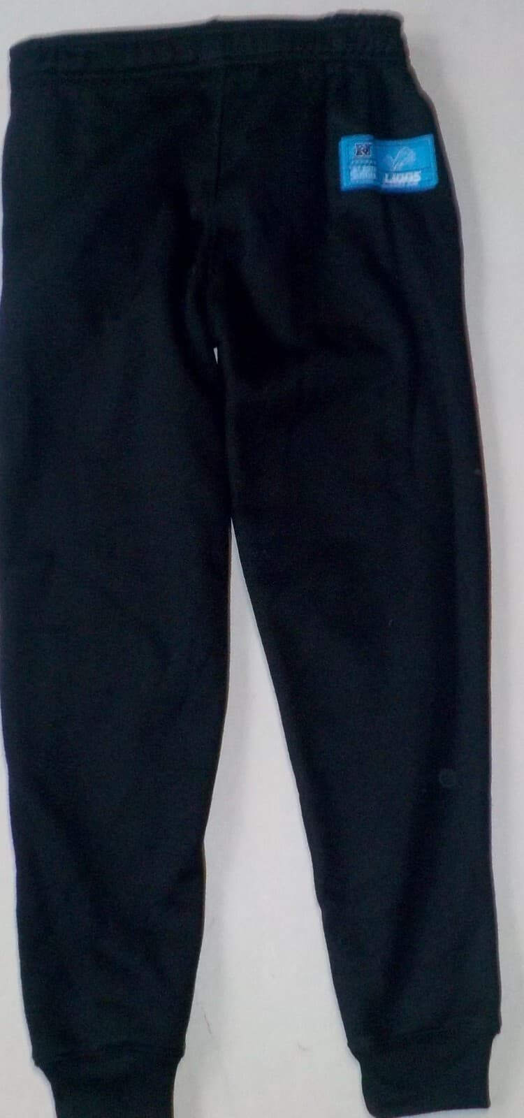 DETROIT LIONS YOUTH SWEATPANTS HOODIE 2 PC SET S M L NWT POLYESTER BLACK 5