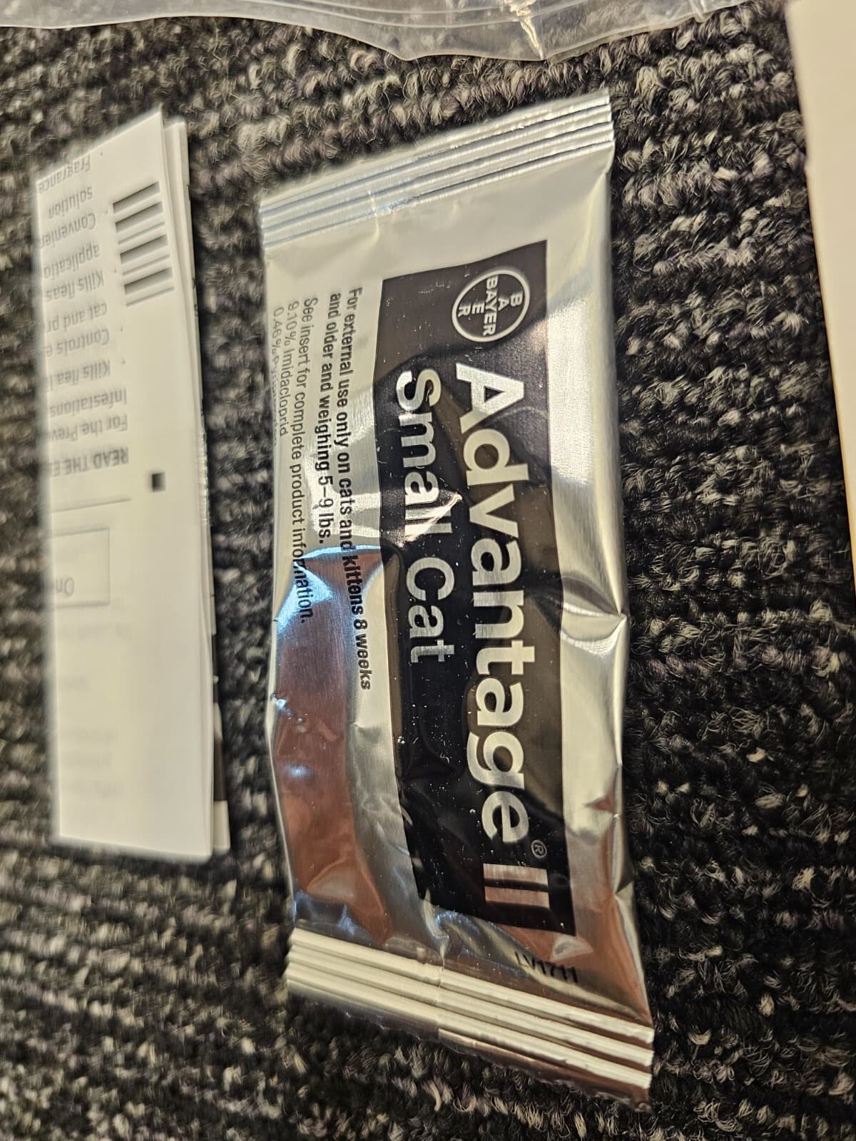 (QTY 2) Advantage II Small Cat Flea Treatment & Prevention Cats 5-9 lb 5