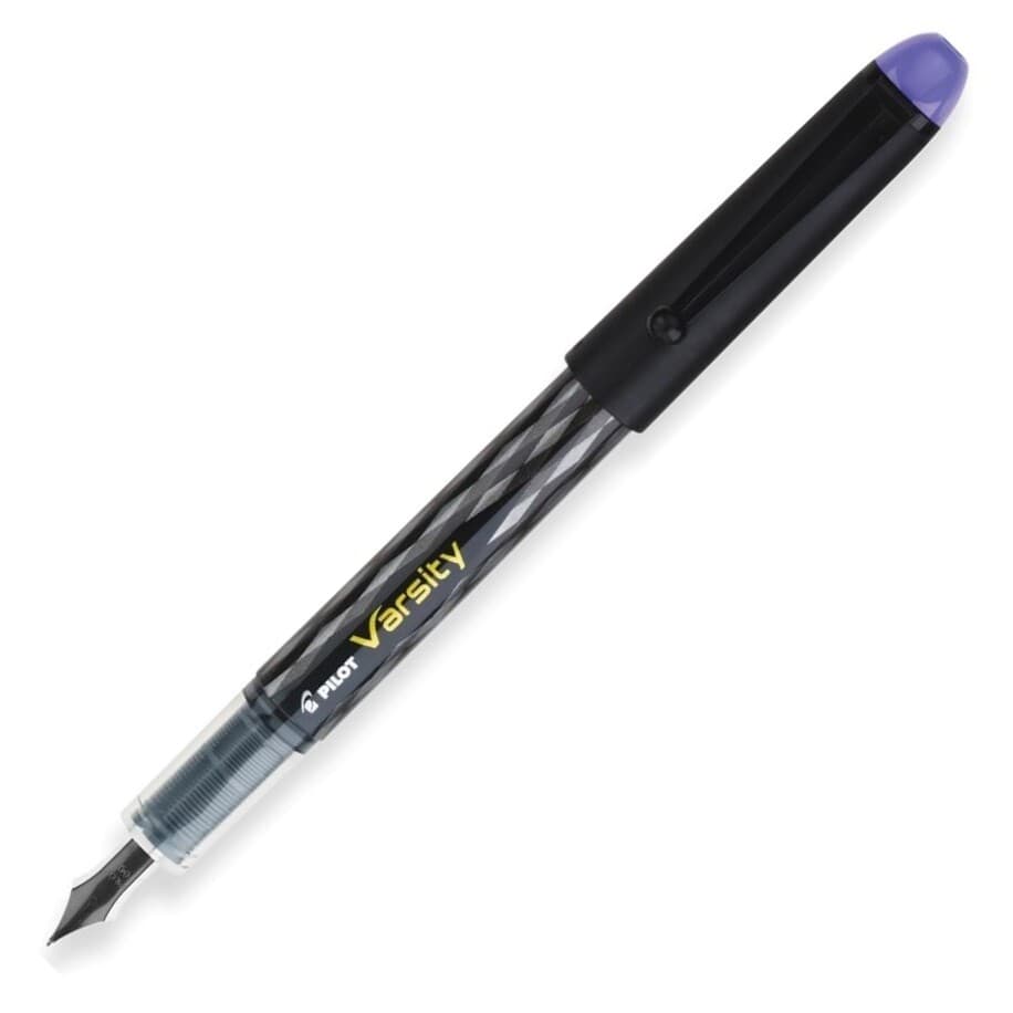 90008 Pilot Varsity Disposable Fountain Pen, Medium Point, Purple Ink, Pack of 2 2