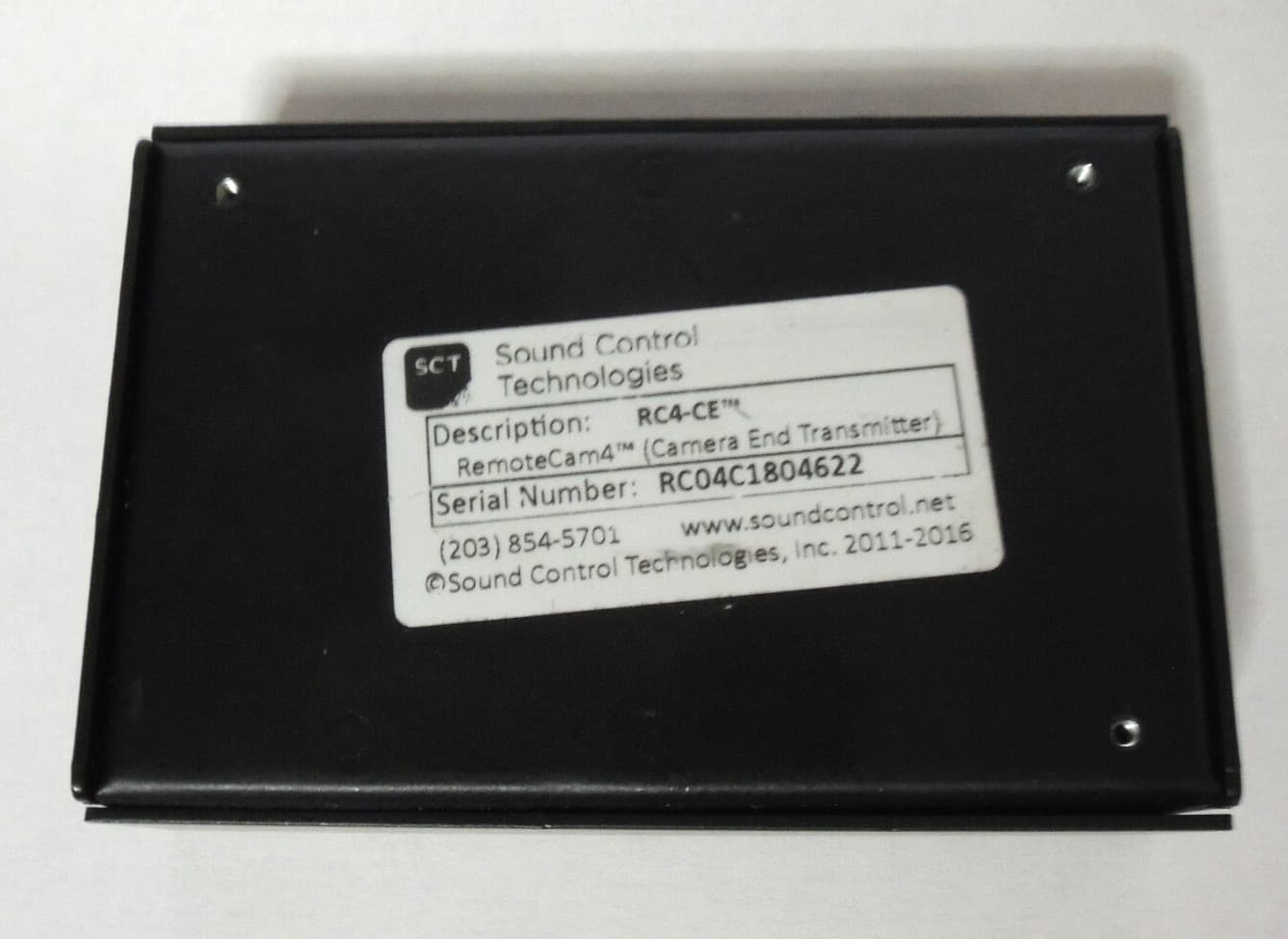 Sound Control Technologies RC4-CE Camera End Transmitter 3