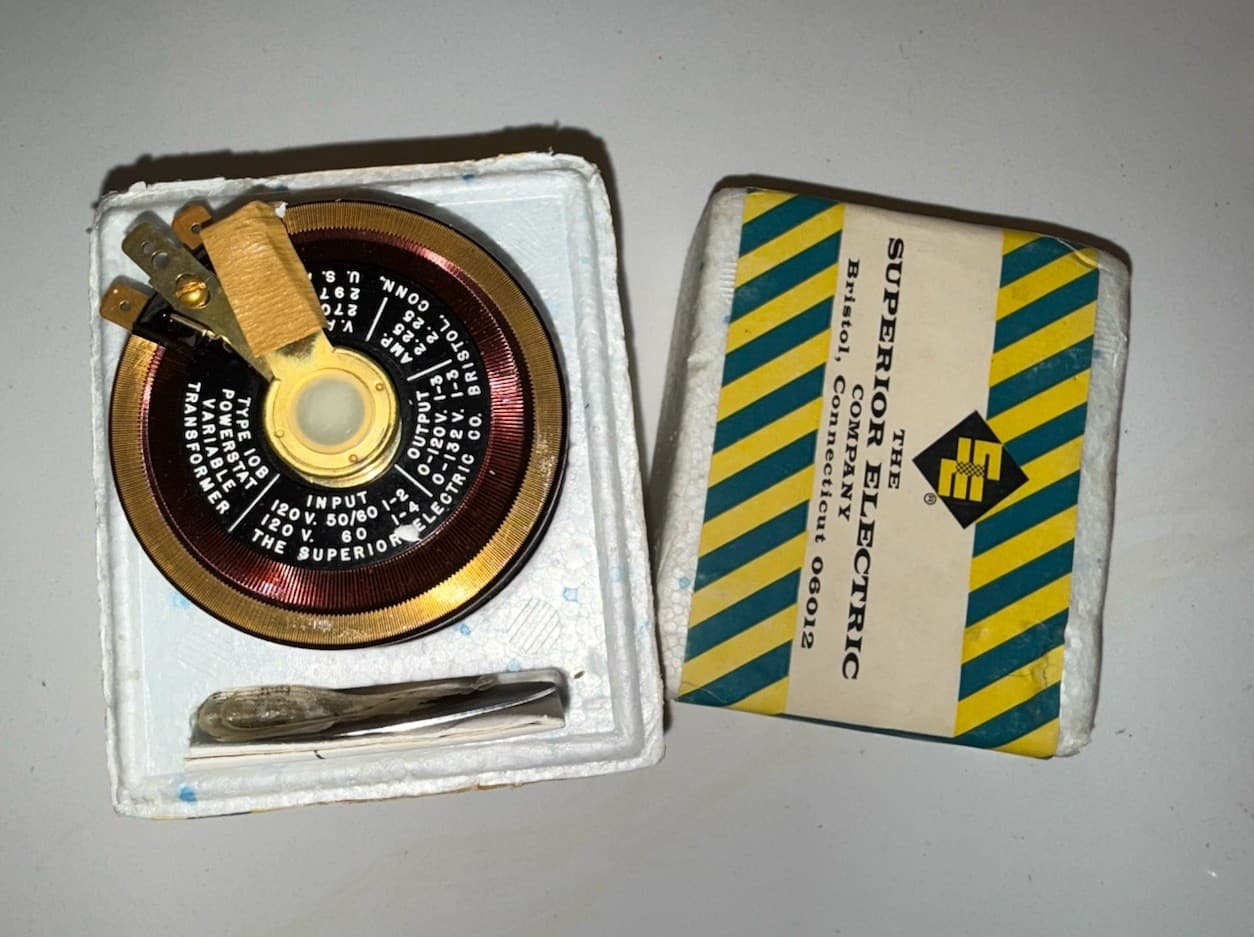Superior Electric Powerstat Variable Transformer Type 10B Unused Mint