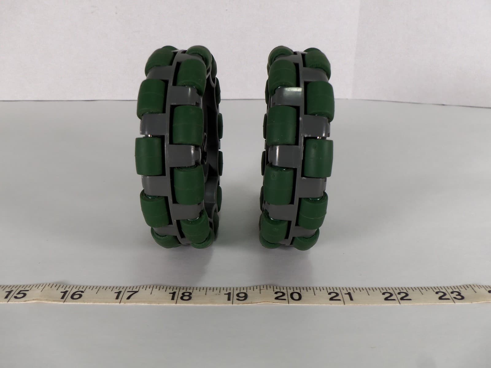 Lot of 2 Vex 4" Omni-Directional Wheel Green Robots Robotics Battle Bots 5