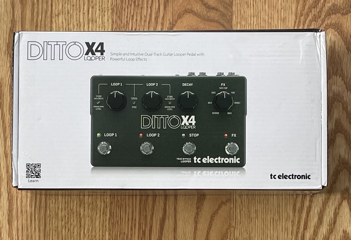 TC ELECTRONIC DITTO X4 LOOPER PEDAL ~ NEW