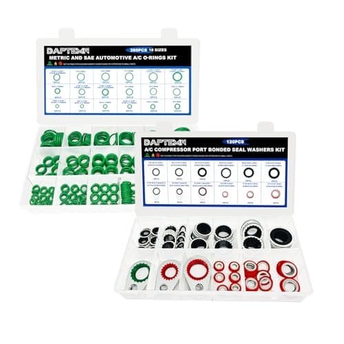 390 PCS Air Conditioning Compressor O Rings and 120 PCS A/C 510 A/C O Rings 2
