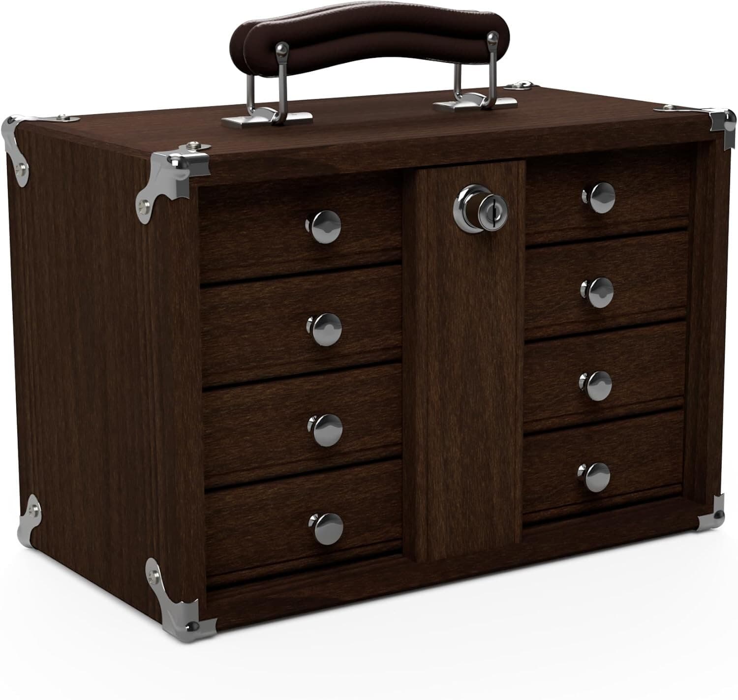NEW GI-T12 Dark Oak 4-Drawer Mini Chest by Gerstner International PRE-TARIFF!!! 2