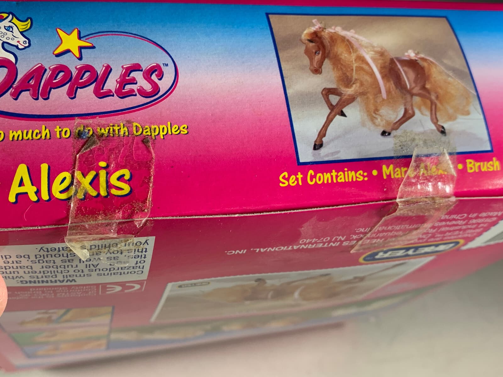 READ! Vintage 1996 Breyer Dapples Alexis Horse Doll 96101 w/ Brush 5