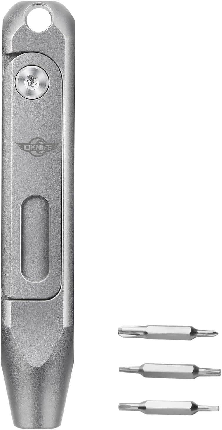 OKNIFE Otacle D1 EDC Titanium Multi-Bit Driver, 8 in 1 Pocket-Sized EDC Tool 2