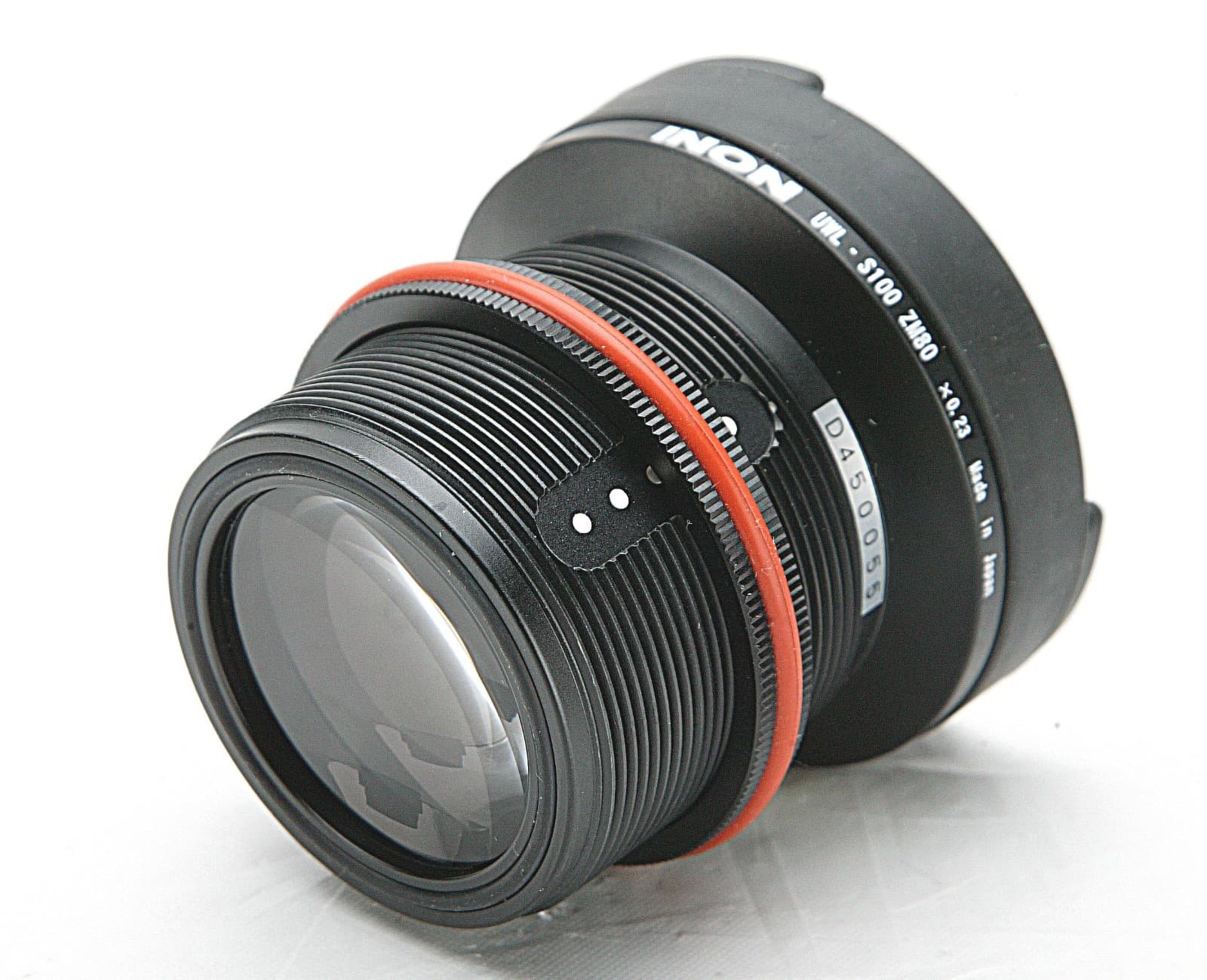 Inon UWL-S100 ZM80 Wide Conversion Lens With M52-M67 Mount Converter. Very Clean 4