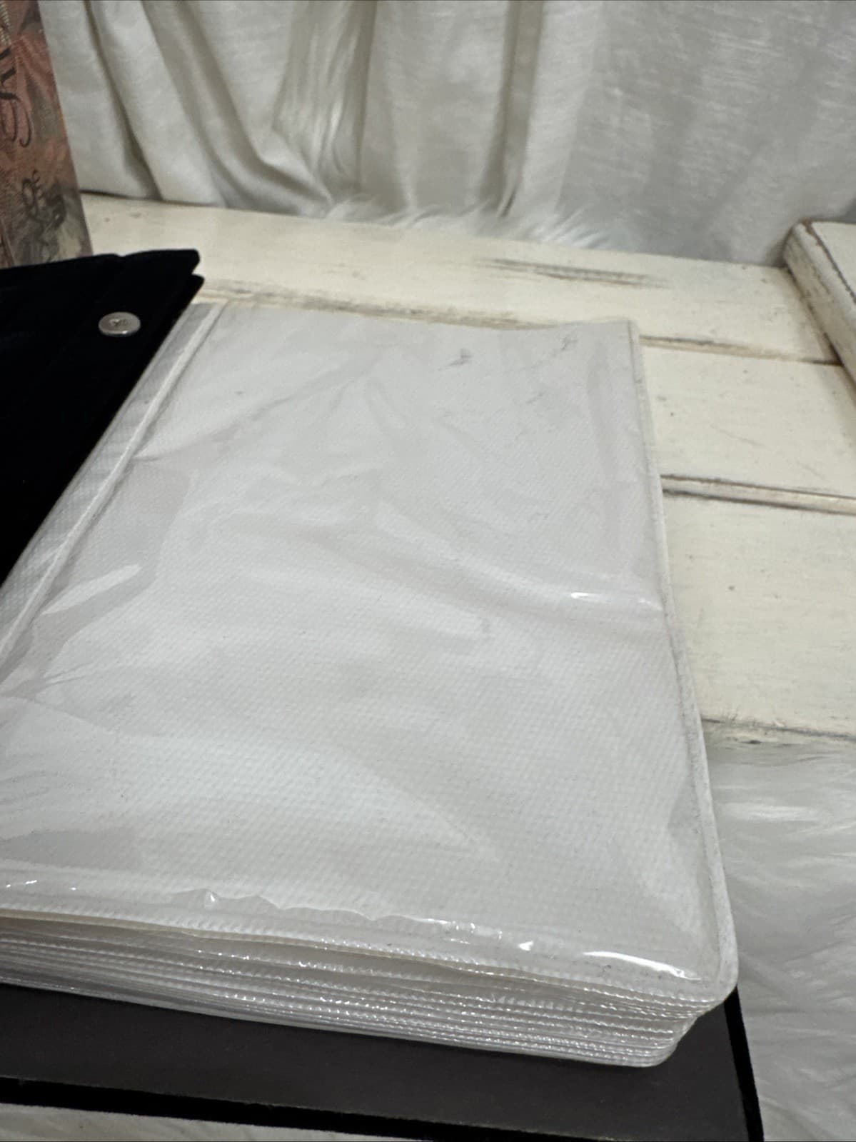 DAVCO SILVER, LTD Photo Frame & Album for 100 4"x6" Photos - Tarnished VTG 6