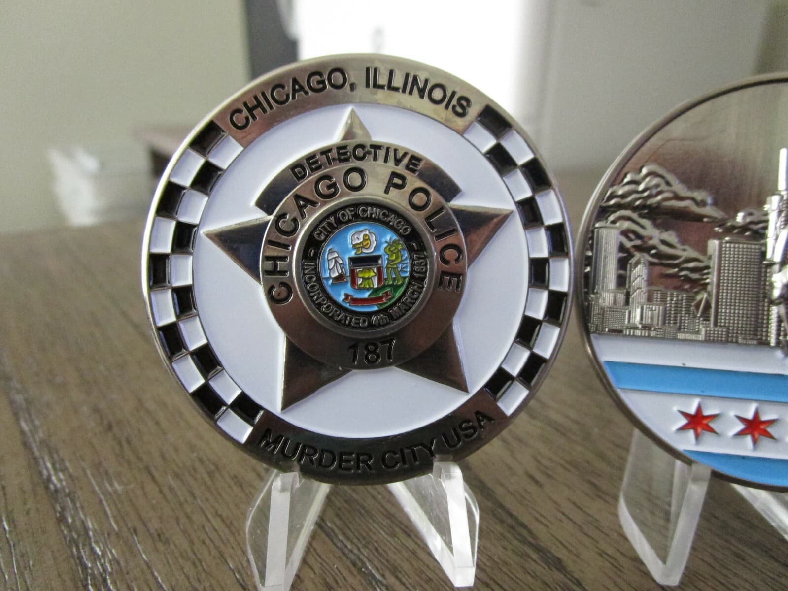 Chicago Police Detective Murder City USA CPD Challenge Coin  4