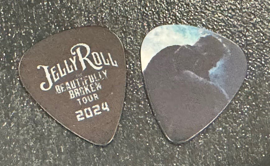 Jelly Roll - Beautifully Broken 2024 Tour Collectible Guitar Pick