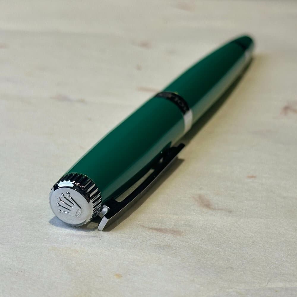 Rolex VIP Rollerball Pen NEW RARE Novelty Collectible Pen (Green/Silver) 3