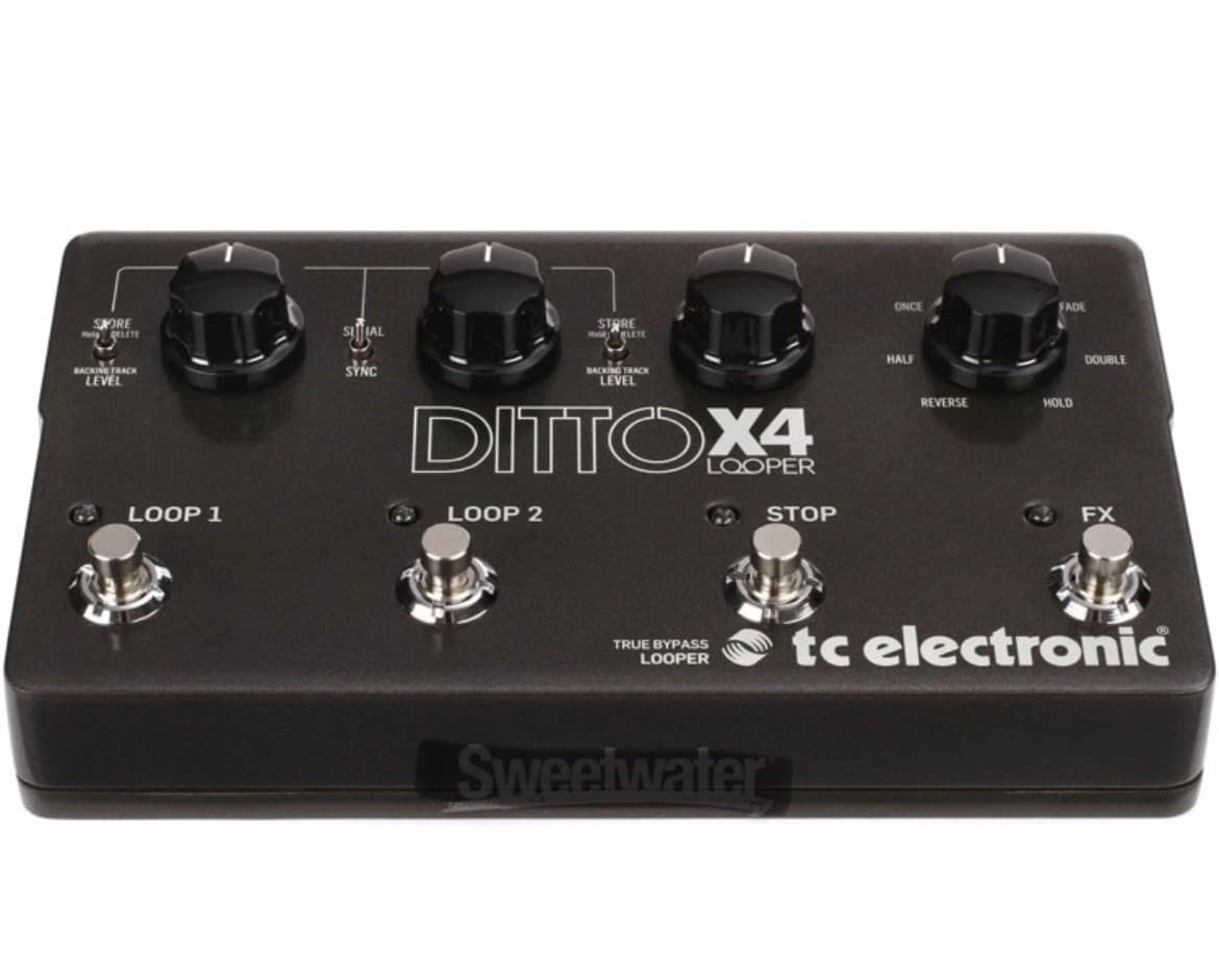 TC ELECTRONIC DITTO X4 LOOPER PEDAL ~ NEW 6