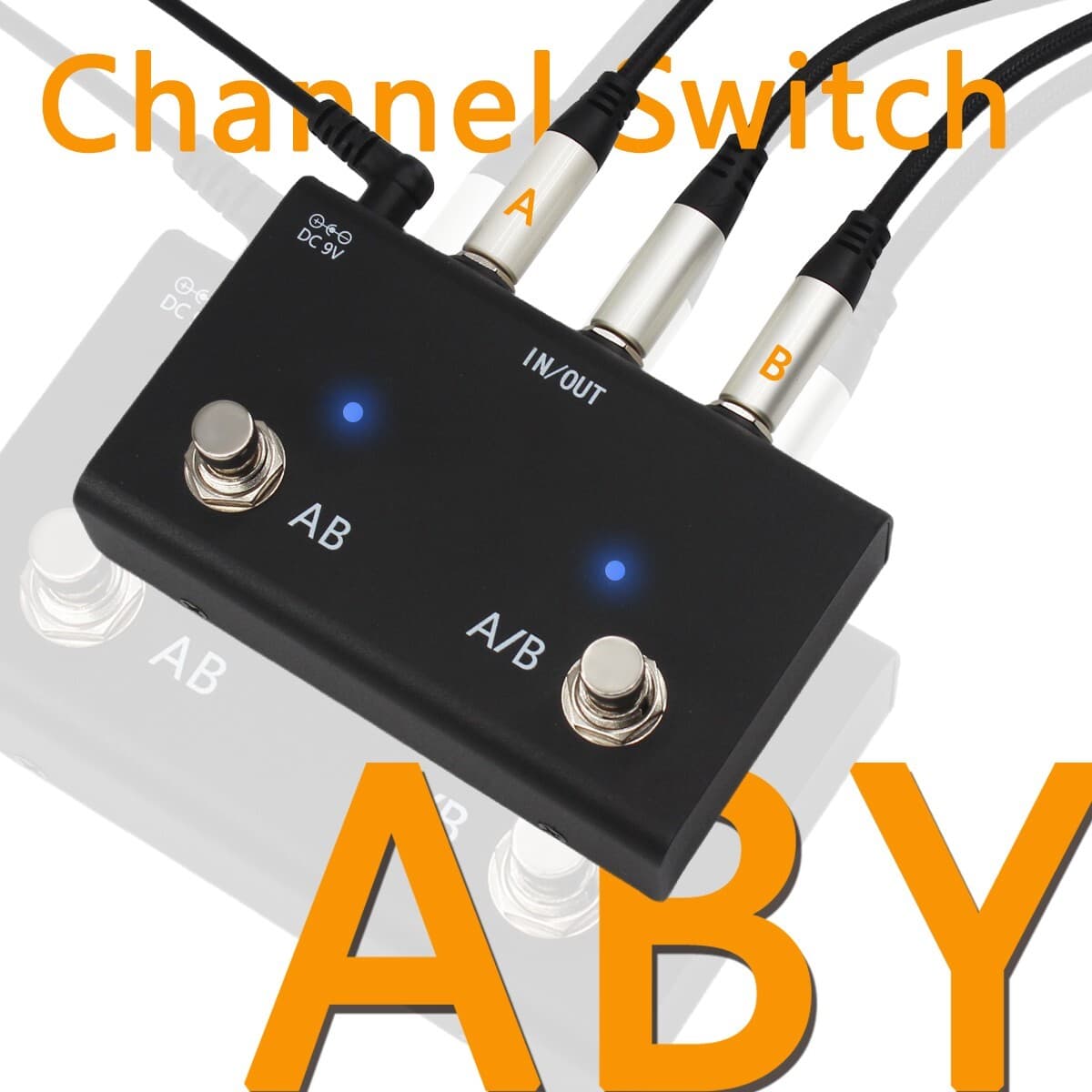 Tavsou ABY Channel Switch Pedal Box Line AB Selector True Bypass For Effectors