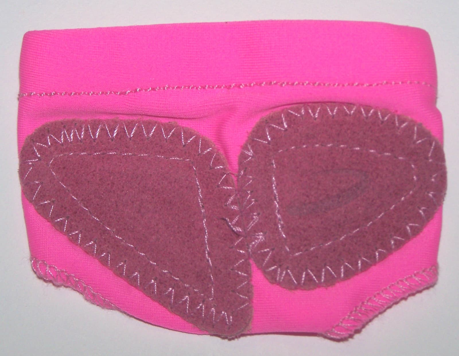 NIP New Capezio Jelz FootUndeez Shoe Foot Underwear Neon Pink Gel Pad Cute Adult 4