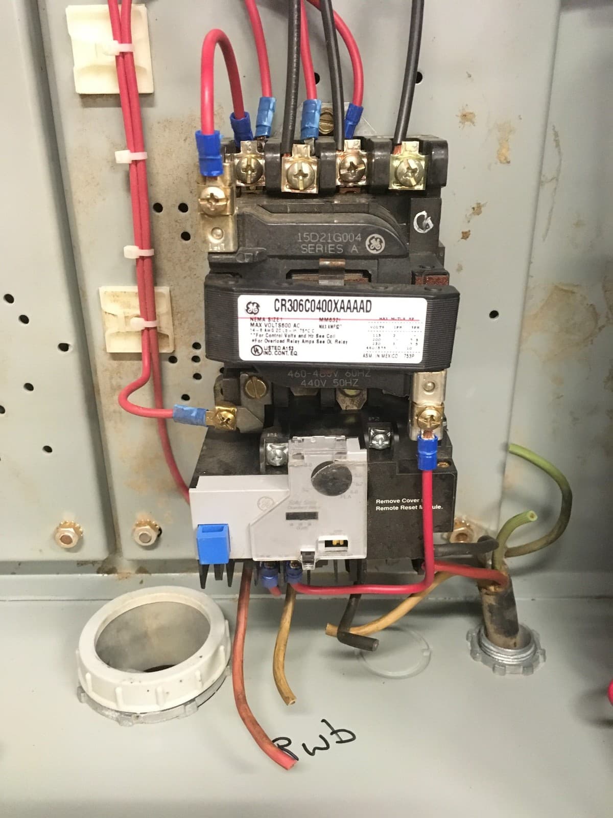 GE Control Type 3R Enclosure Rainproof Pumping Plant Panel w/ Instruction Sheet 6