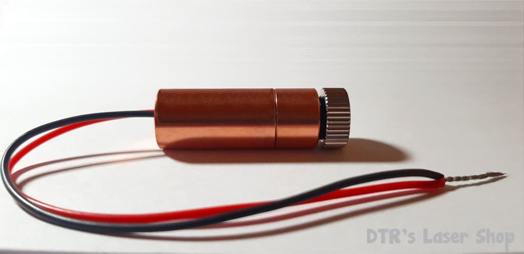 1.2W 520nm NDG7475 Laser Diode In Copper Module W/X-Drive & DTR-G-8 Glass Lens