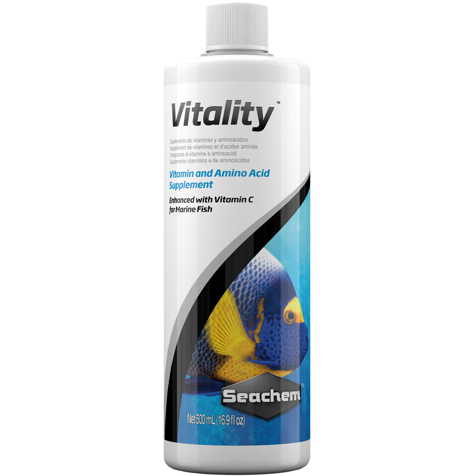 Seachem Vitality 500mL Liquid Amino Acids & Multi-Vitamins for Aquarium Fish