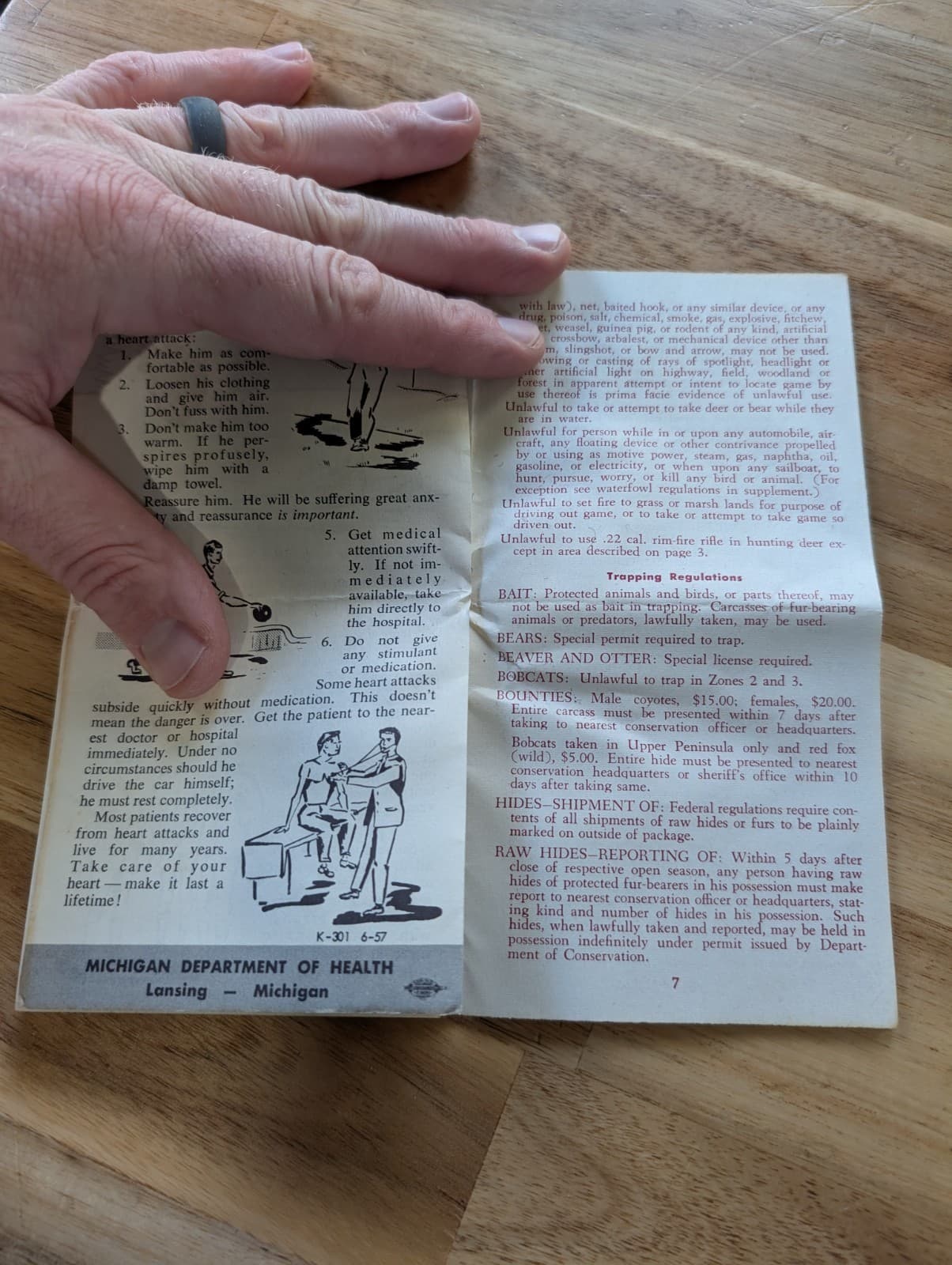 1962 MICHIGAN DNR HUNTING GAME LAWS DIGEST GUIDE  4