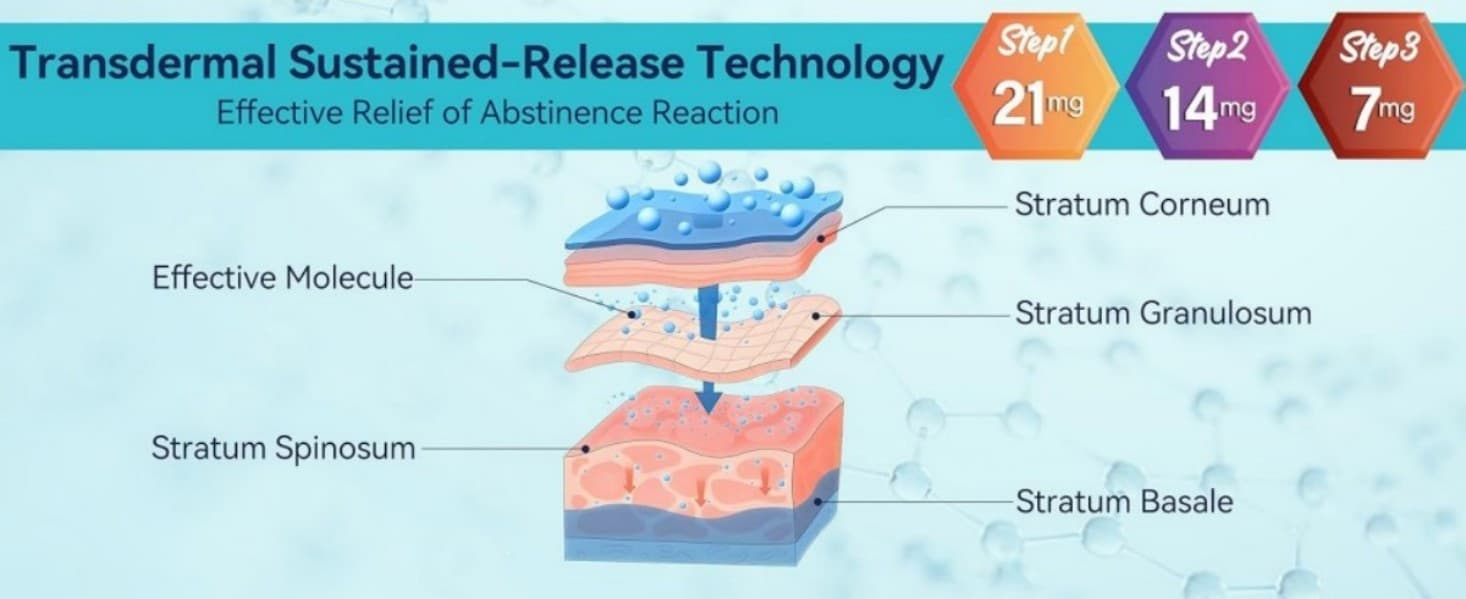 Quit Smoking Patches Step 1 2 3 - 21mg, 14mg, 7mg Nicotine, 60 Count Stop Aid 4