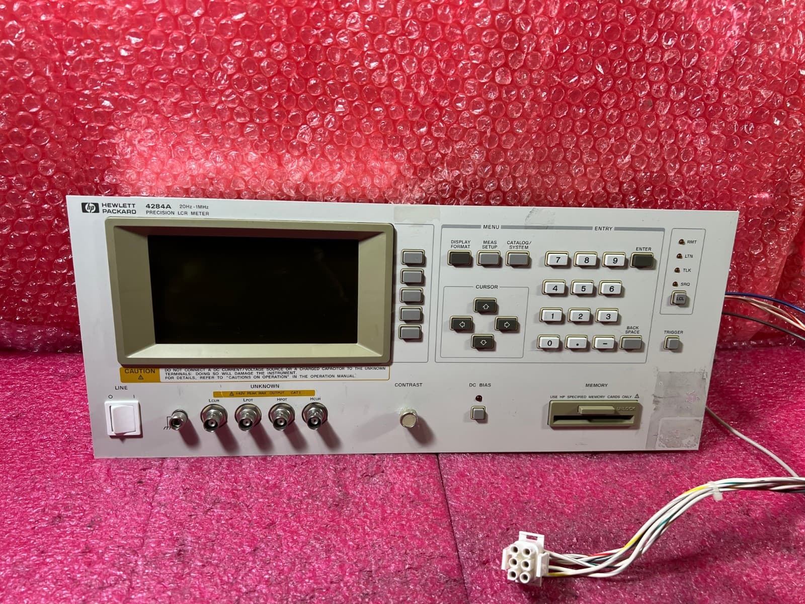HP Agilent 4284A Precision LCR Meter ''Panel only'' 04278-66590