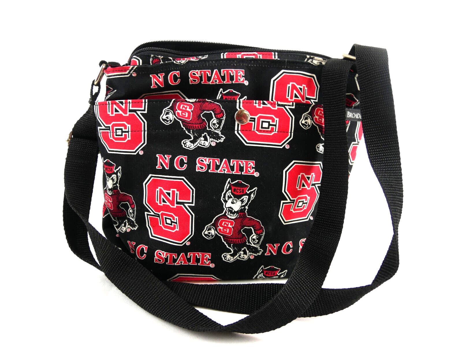 NC State Handbag ShoulderBag Excellent Condition Black Red White 2