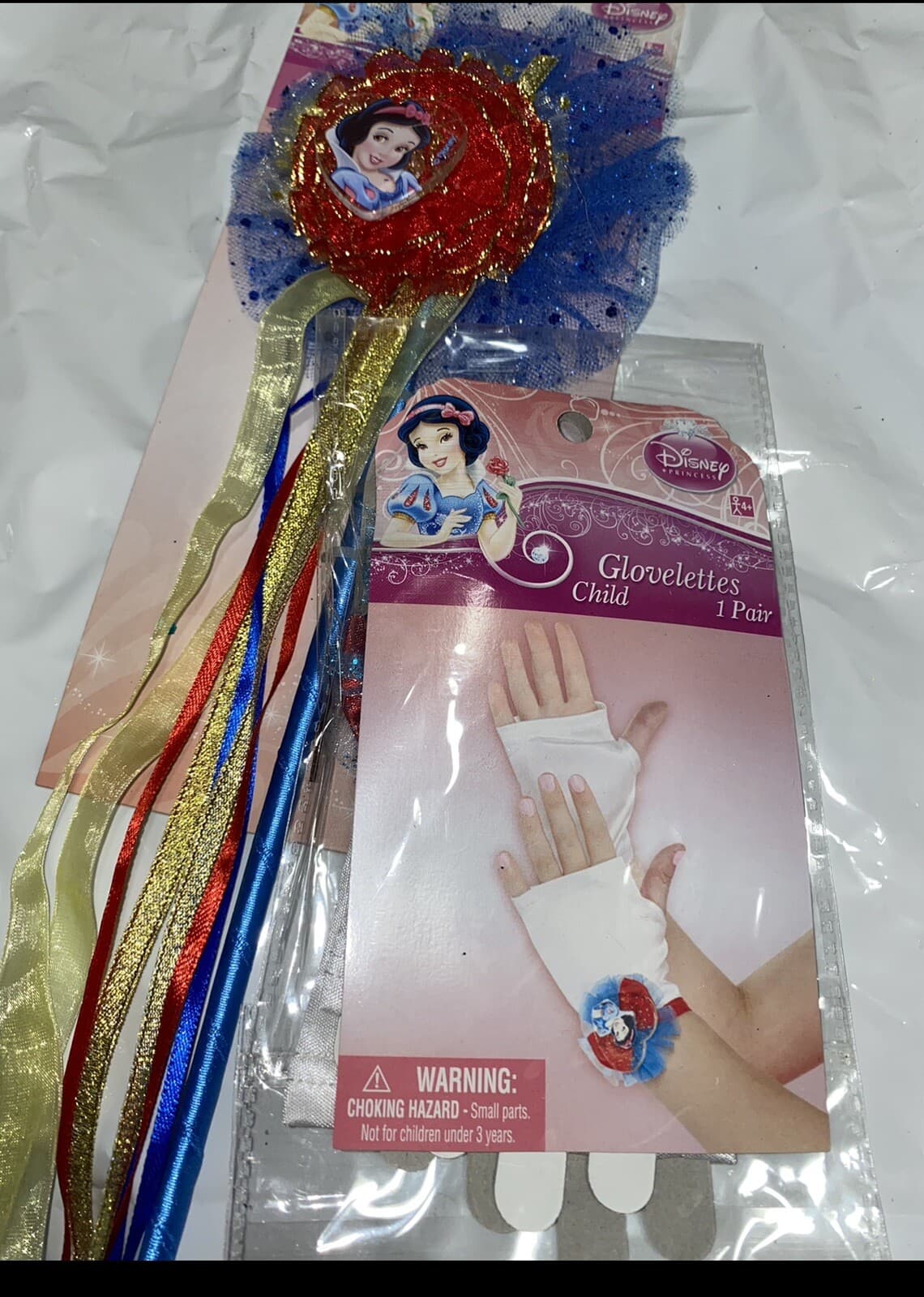 Disney Princess Gloves & Wand Snow White Princess Accessories Snow White