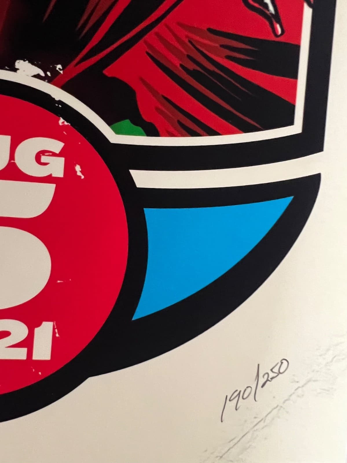 GUNS N ROSES POSTER NY GIANTS METLIFE 2021 GNR NJ LMTD #190/250 NFL AXL SLASH 3