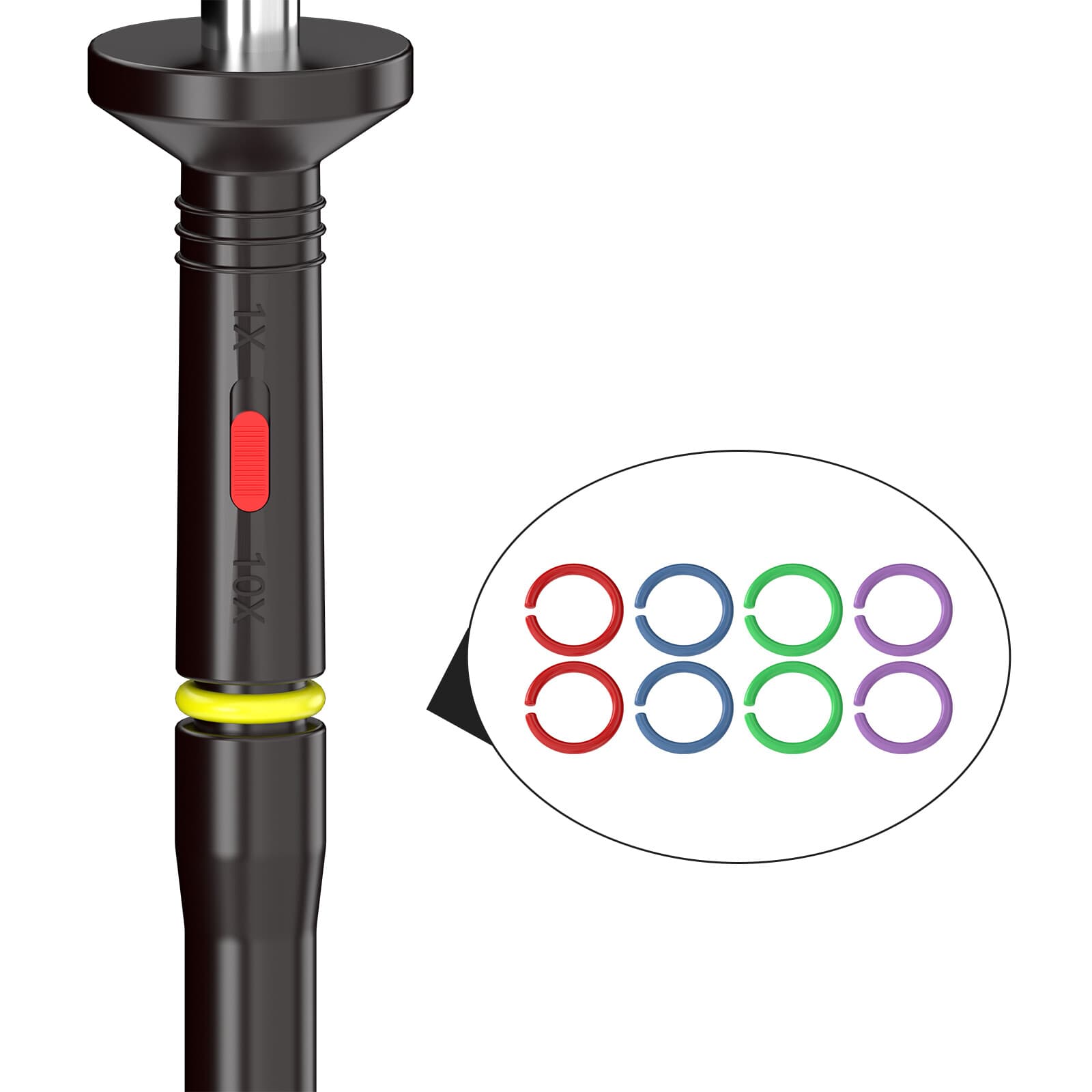 MCX Oscilloscope Probe 60MHz 1X 10X for Mini DSO Nano Portable Oscilloscope 6