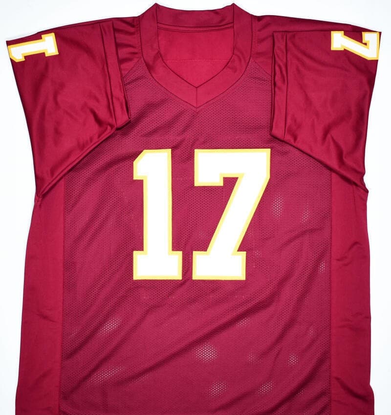 Charlie Ward Autographed Maroon College Style Jersey w/Heisman - Beckett W Holo 3