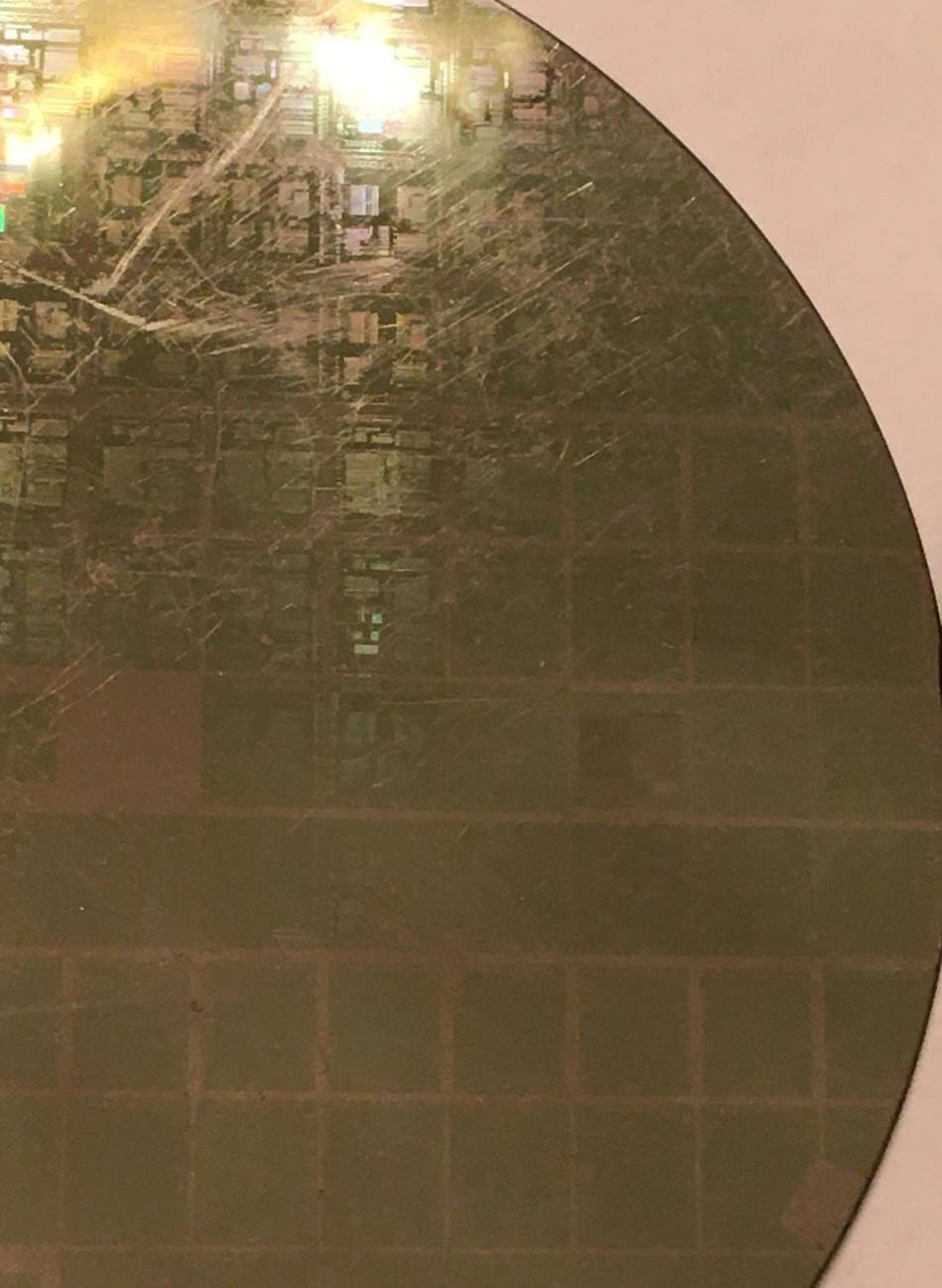 4" N3D AChip Silicon Wafer 1980s Extremely Rare Vintage CPU Chip 3