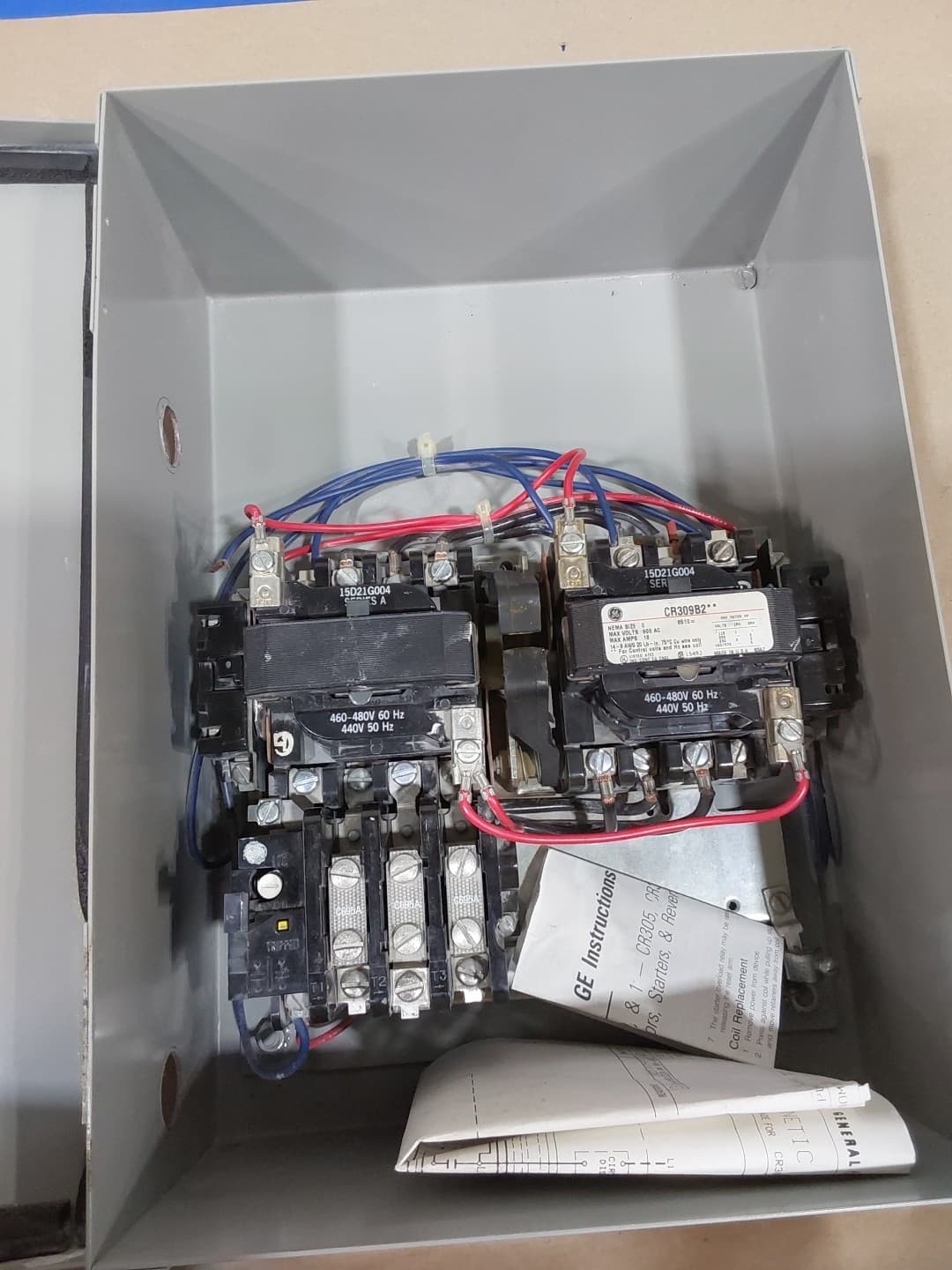  GENERAL ELECTRIC CR309B202AAN MAGNETIC REVERSING CONTROLLER  4