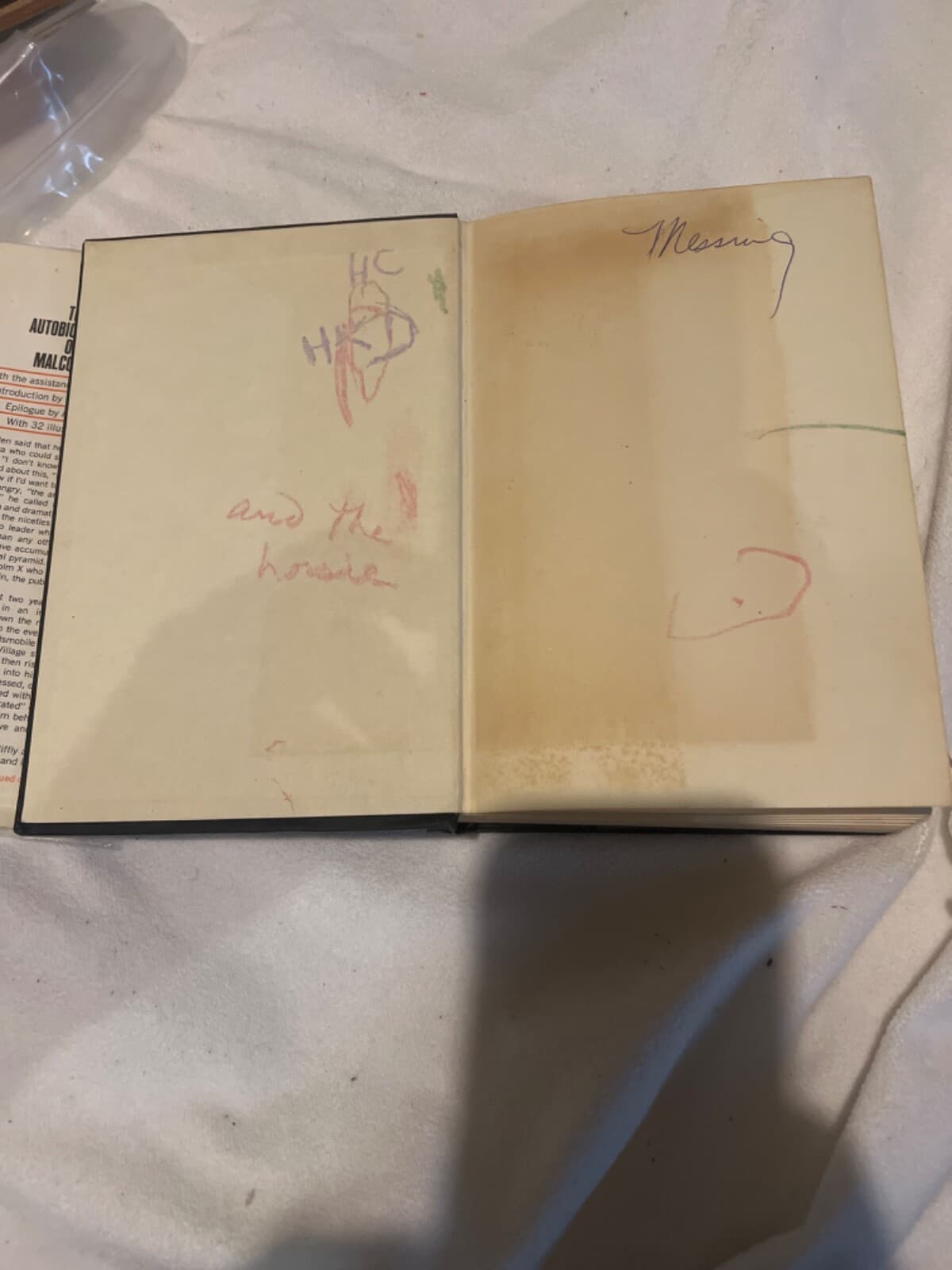 The Autobiography of Malcolm X By Alex Haley 1st Edition/Printing  1965 3