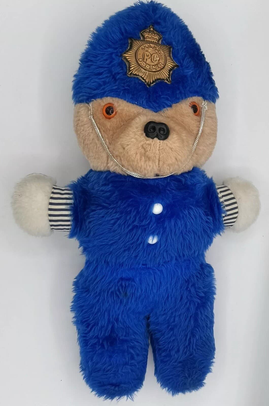 Vintage Sweet Dreams England UK Police Bobby Teddy Bear Plush Stuffed Animal 18”