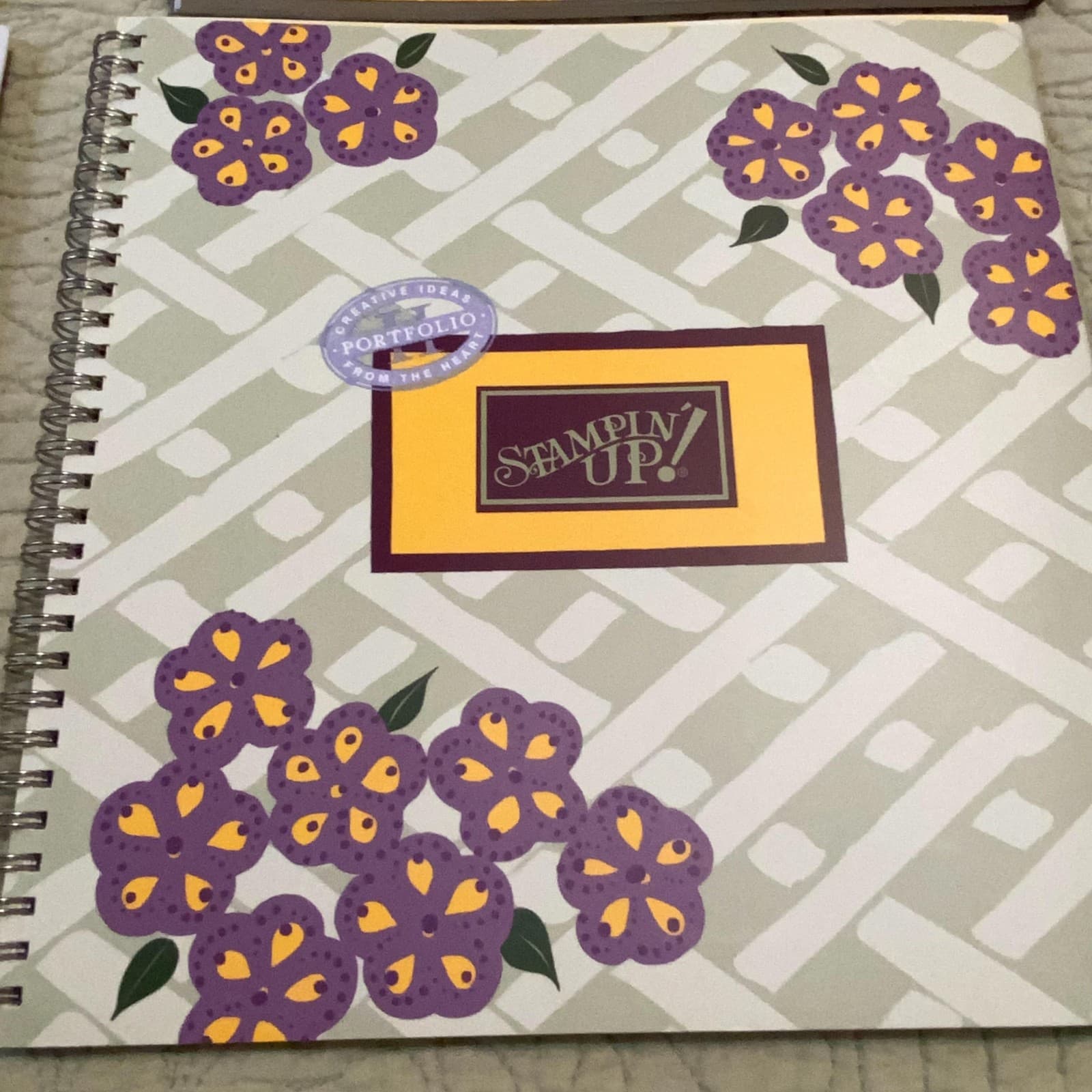 Vintage Stampin' Up! Portfolio II Book Lot of 4 Scrapbook Ideas 1999-2001 Set 4