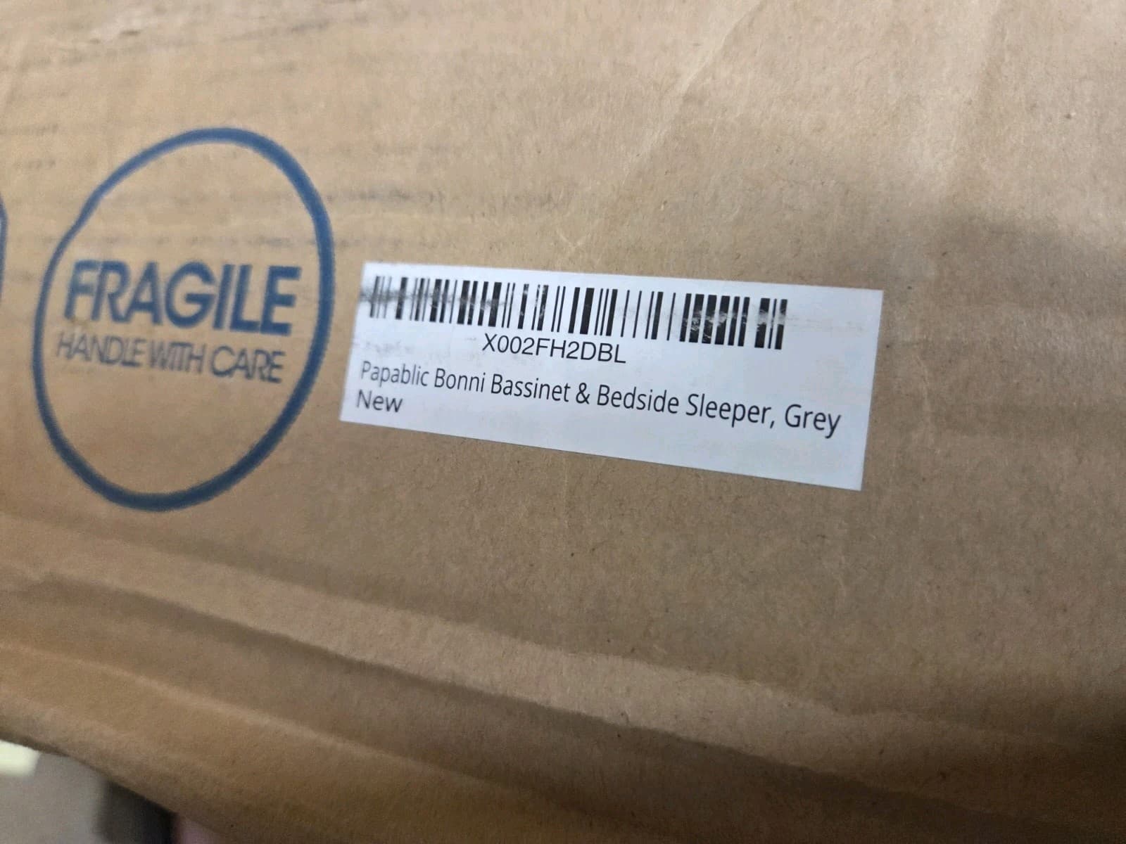 Papablic Baby Bassinet, Bedside Bassinet for Baby Gray 3