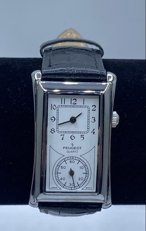 Men's Peaugeot 24mm Quartz Sub-Dial Dress Stainless Steel Watch 35g 2