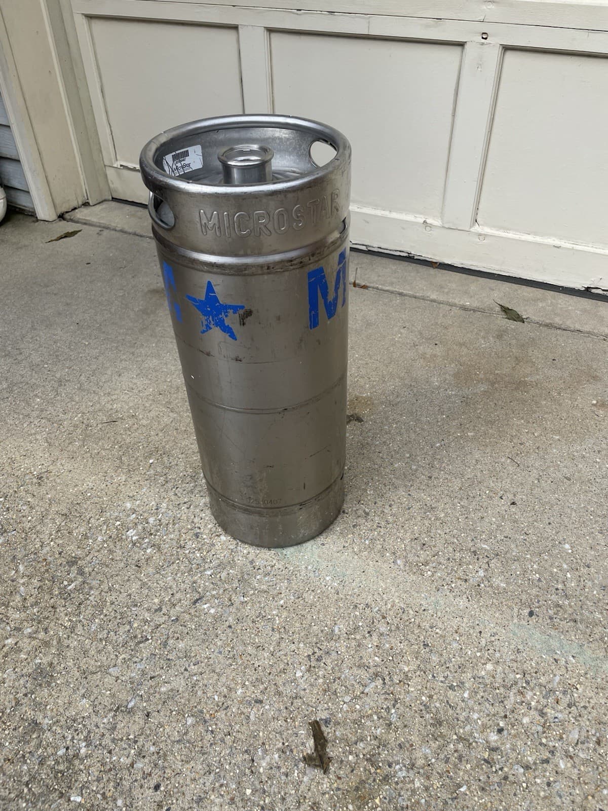 Stainless Steel Sixth Barrel Keg Empty Beer Microstar Brewing Co 2