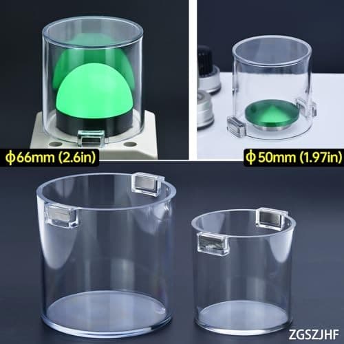 Strong Magnet Magnetic Push Button Switch Protective Cover 66*64mm Round Hole 4