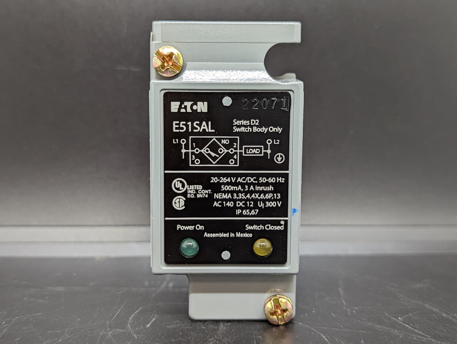 Eaton E51SAL Switch Body New In Box USA 3