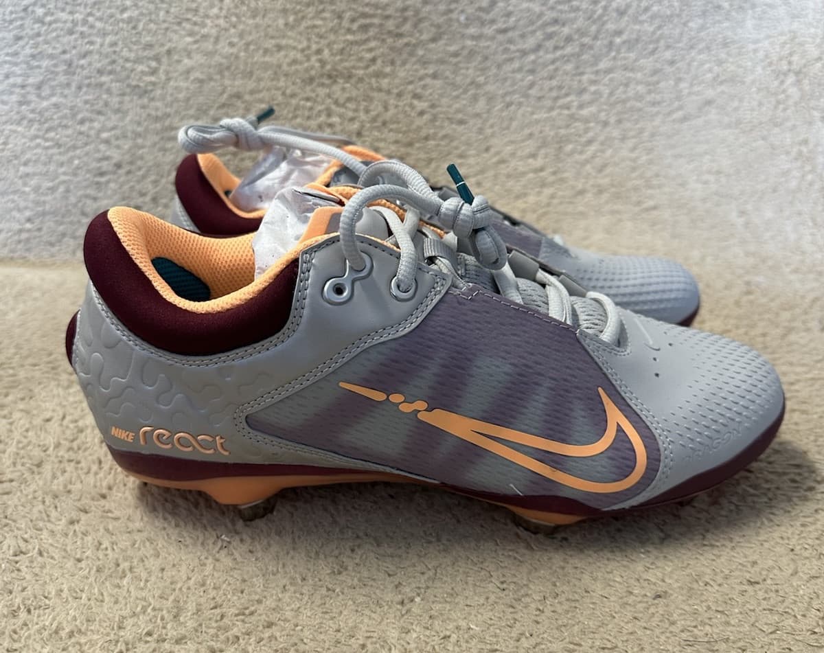 Nike Hyperdiamond 4 Elite Softball Shoes' Cleats CZ5917-003 Iron Ore Women's 8 2