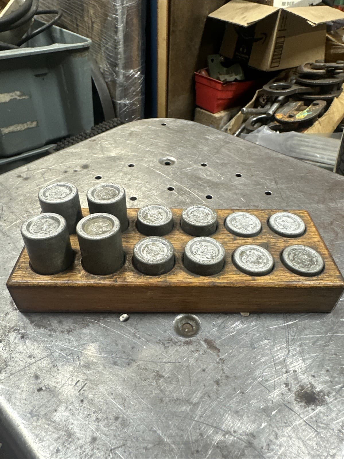 Moore Tools Aluminum Heel Rest Block Set of 12 for Jig Bore & Grinder Set Up 3