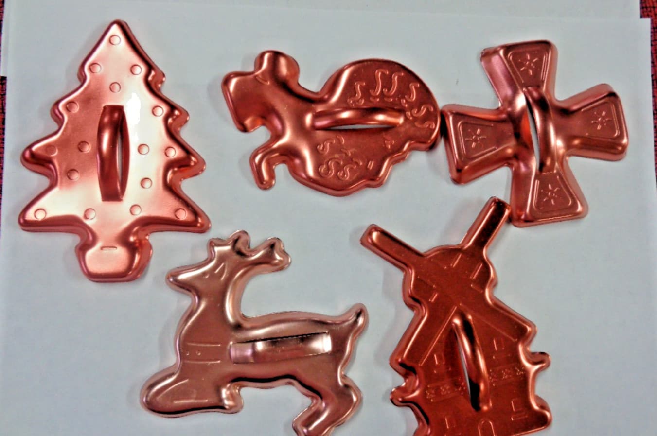 Lot of 11 Copper and 6 Metal  Cookie Cutters Mint Never Used 4
