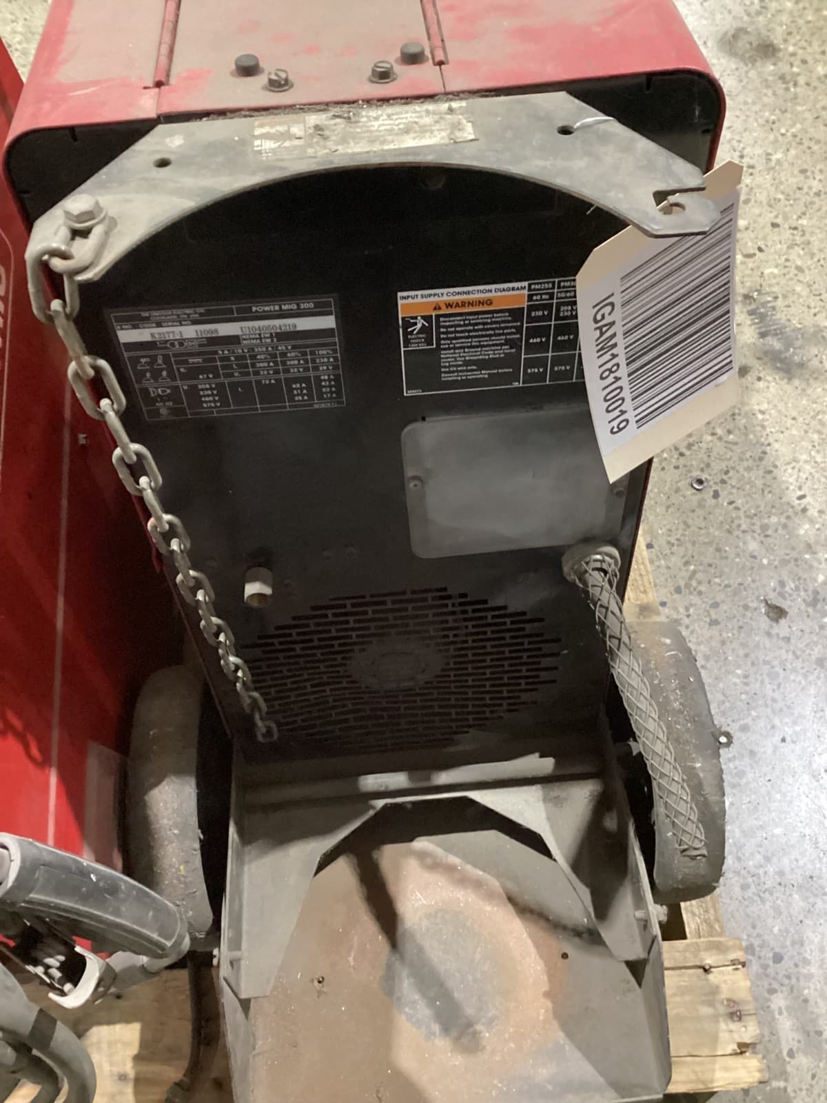 LINCOLN ELECTRIC POWER MIG 300 WELDER USED 5
