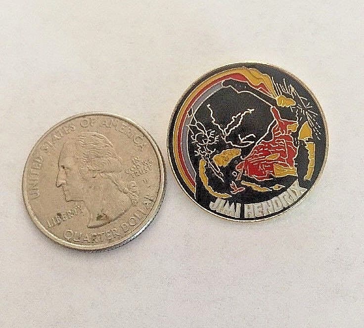 Vintage Jimi Hendrix Pinback  2