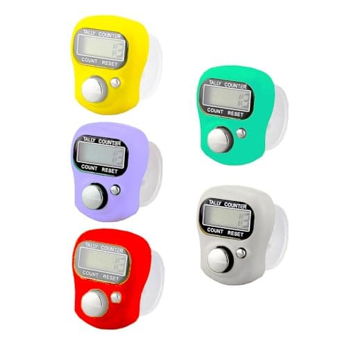 Electronic Finger Counter, 5-Digit Number Count Clicker Mini LCD Digital 2